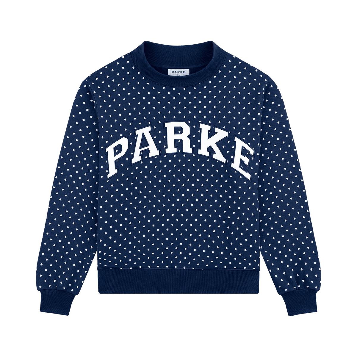 Polka Dot Varsity Mockneck