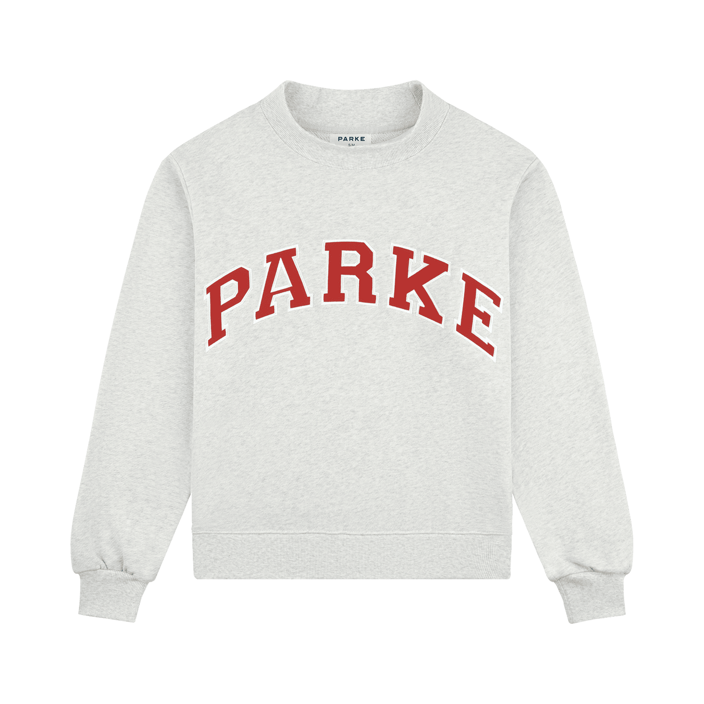Sailboat Varsity Mockneck Sweater – White