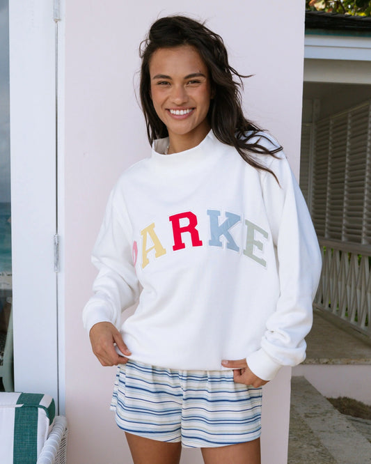 Varsity Mockneck - Applique Embroidery